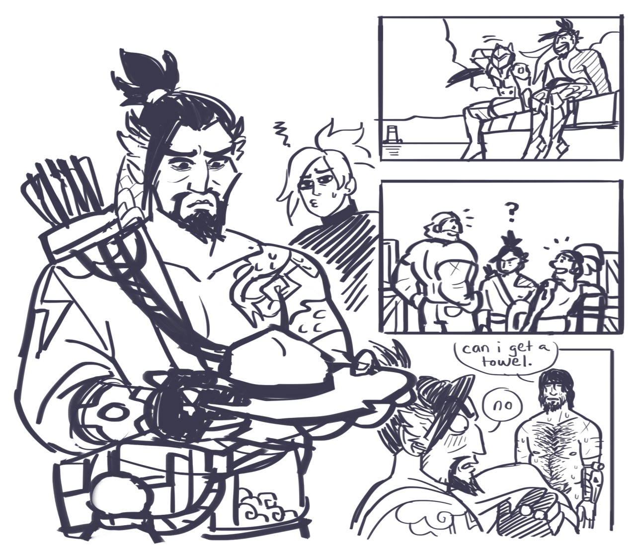 triptrippy:  ANYWAYS heres some drawings I posted to twitter a while ago after reading