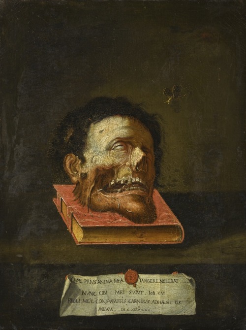 laclefdescoeurs - A Decapitated Head upon a Book, a Macabre...