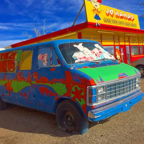 Scooby Doo&rsquo;s Mystery #machine #scoobydoo #moab #travelbug #moneydogz #utah #travel