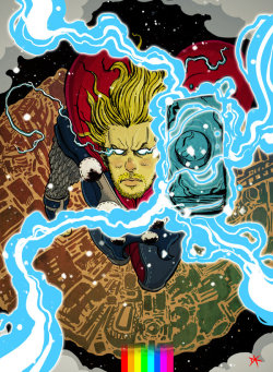 thecyberwolf:  Thor by Devin Kraft/Logan Pack (Cheshirecatart) Deviant Art - Website - Tumblr - Twitter - Facebook  Thor is awesome