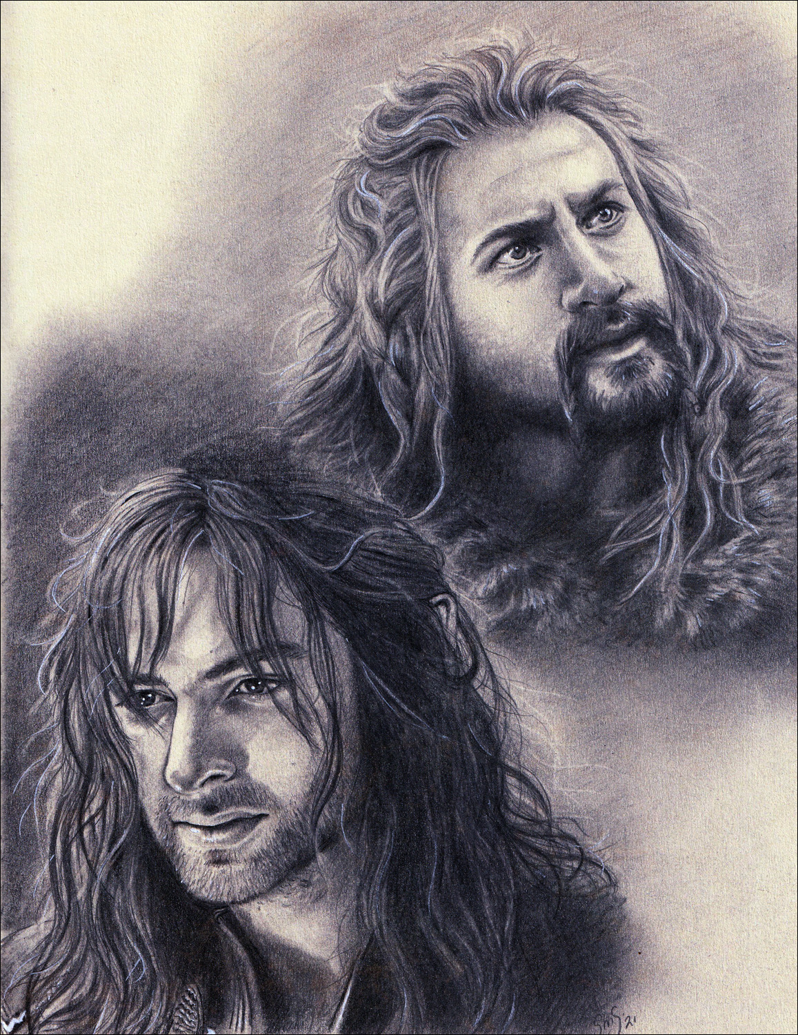 sillie82:It is finally done! Kili and Fili from the Hobbit. Added two ...
