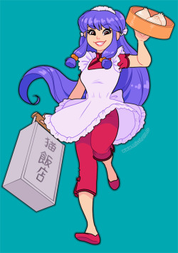 javidluffy:  misshollyslair:  Shampoo from Ranma ½ :) I was obsessed with her as a little girl !  She’s so pretty! 