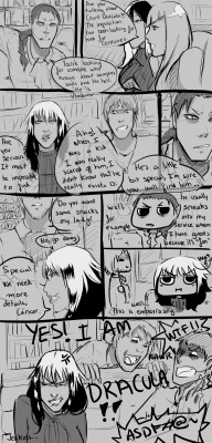 A little comic of my ocs, this is the first