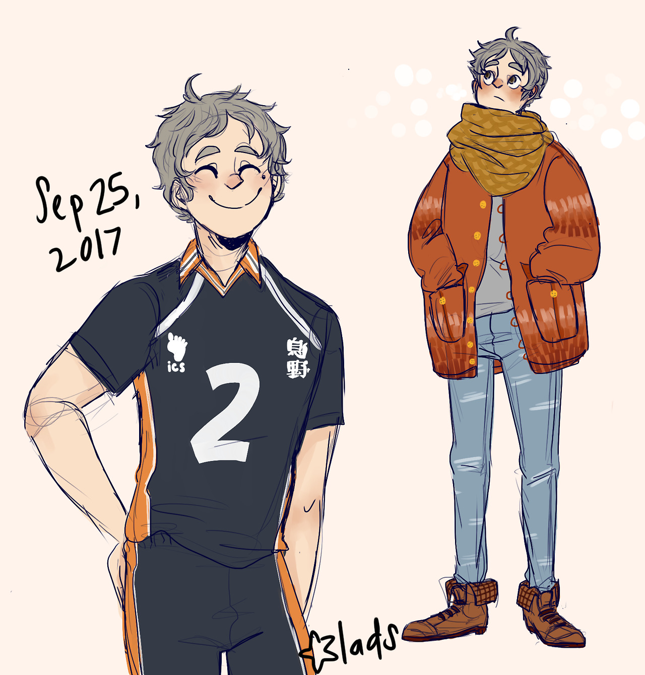 starladsart:  did i mention that i just started haikyuu and i love it a lot? a lot
