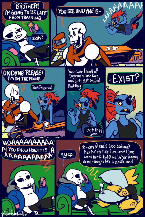 plumfsh:Comic N-017 “Affectionate Screaming in the Distance”“*-and she’s always winking at me!” “*pr