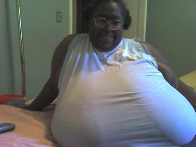 40kk:  Man them tits a huge.   she seems happy having them out