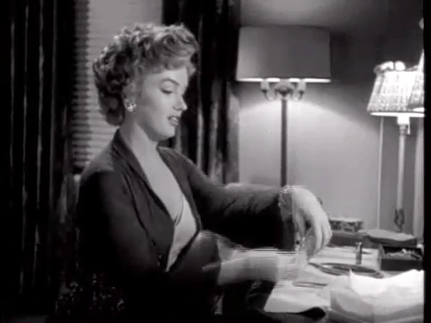 sparklejamesysparkle:  Marilyn Monroe in the trailer for Don’t Bother to Knock,