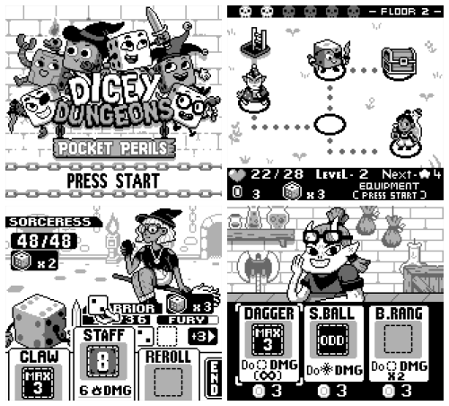 gameboydemakes:  Dicey Dungeons Pocket Perils,