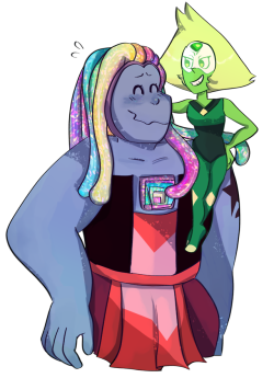 rootlet:gee peridot! how come rebecca sugar lets you have three girlfriends?