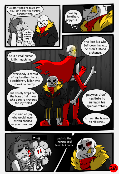 unofficial-underfell:Unofficial-Underfell Comic Part 6: ColdHe likes to scare people/Previous/ /Firs