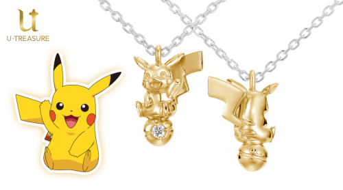 New Pikachu UTreasure jewelry! Already available in Japan for 17 600 yen.