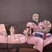 azucareraart:guys’ night (from this prompt):