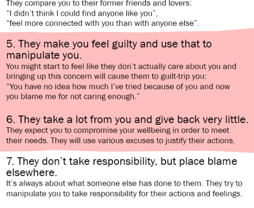 cannibal-rainbow:Of course just one of these flags (like 1 or 4) does not make anyone immediately an abuser but every fl