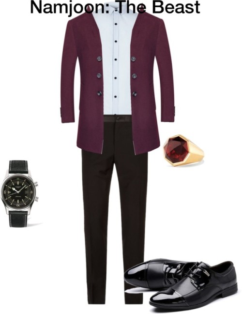 Namjoon's Outfit The Baker And The Beast REMAKE By Kirashanta Featuring Mens Summer Dress Shoes