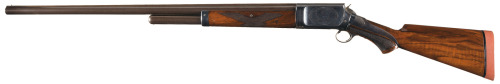 Factory engraved Burgess pump action shotgun, late 19th century.Estimated value: $5,000 - $8,000