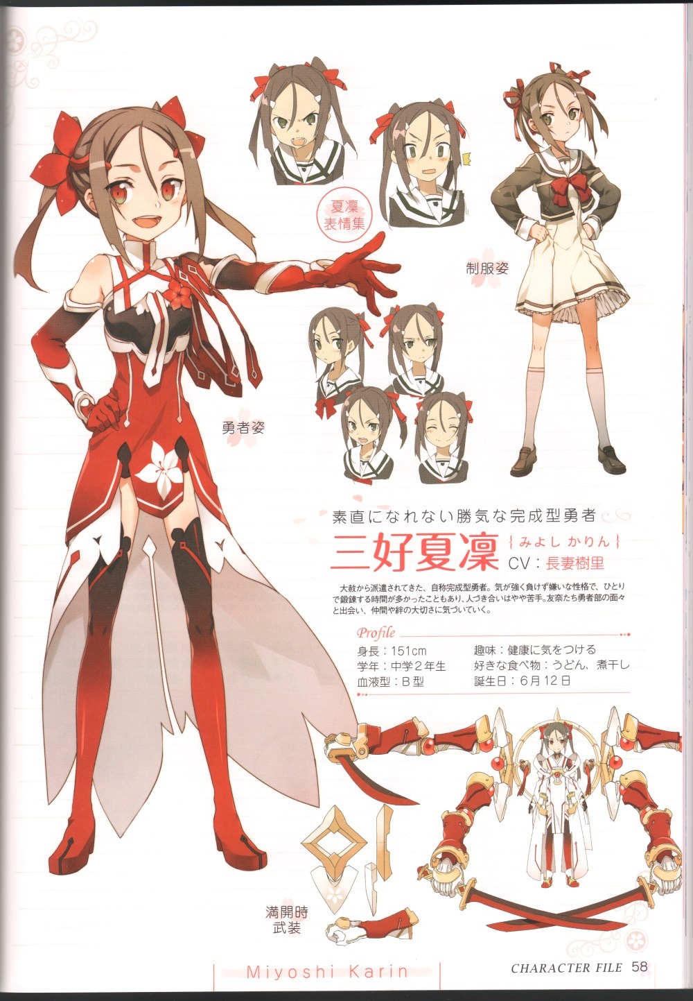 The Bsian Nogisonochi Yuyuyu Character Files From The