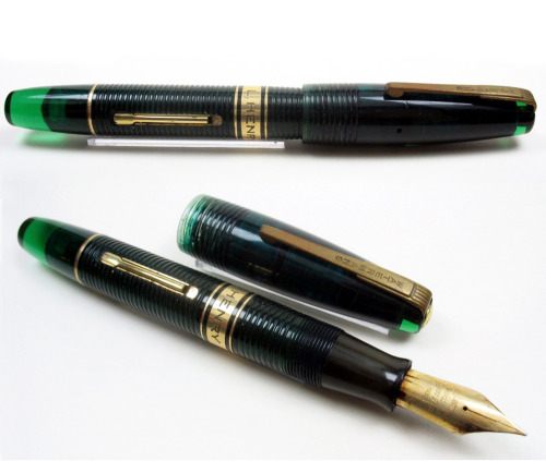 John Vassos, Waterman 100 years pen, 1942. Guaranteed for a Century, the streamline model was launch