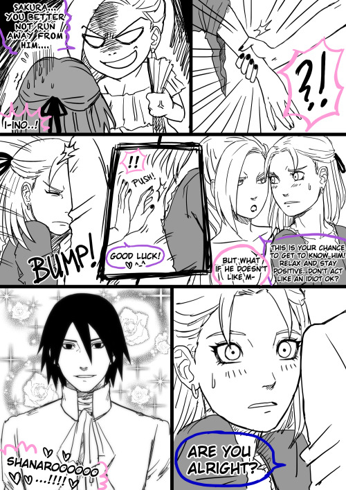 kartasmita: SasuSaku 18th century AUPages 1 - 8 ♥️MORE!!!!♥️