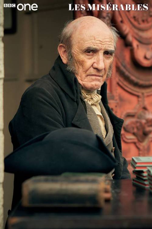 bbclesmis:Mabeuf (Donald Sumpter) in Les Misérables. Baron Pontmercy (Henry Lloyd-Hughes), a 