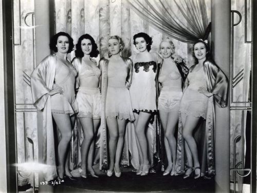 Starlets from Sinners in the Sun (1932), including Carole Lombard