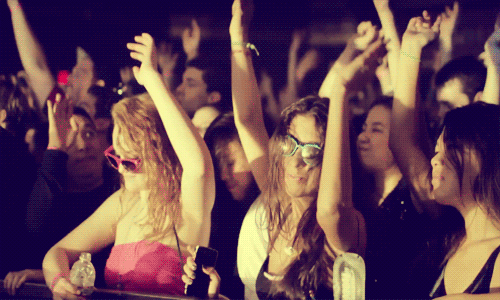 waist-land:   that moment when you are at the concert of your favorite band. your