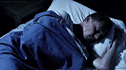 Tom Hiddleston — Tom Hiddleston sleeping