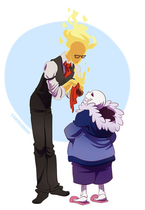 yamsgarden:    SLIM GRILLBY AND SMOL SANS!?!? adult photos