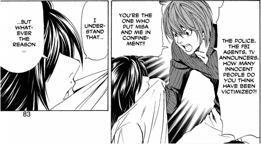 Why does Light look so innocent in the manga compared to the anime? : r/ deathnote