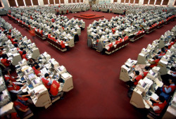 unearthedviews: HONG KONG. 1996. Stock exchange.