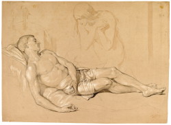 19thcenturyboyfriend:  A Nude Woman Kneeling