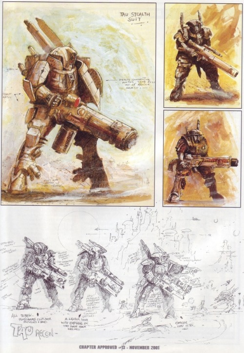 banshee-king:Tau Artworks:These are just some interesting pictures of Tau I found on the internet, a