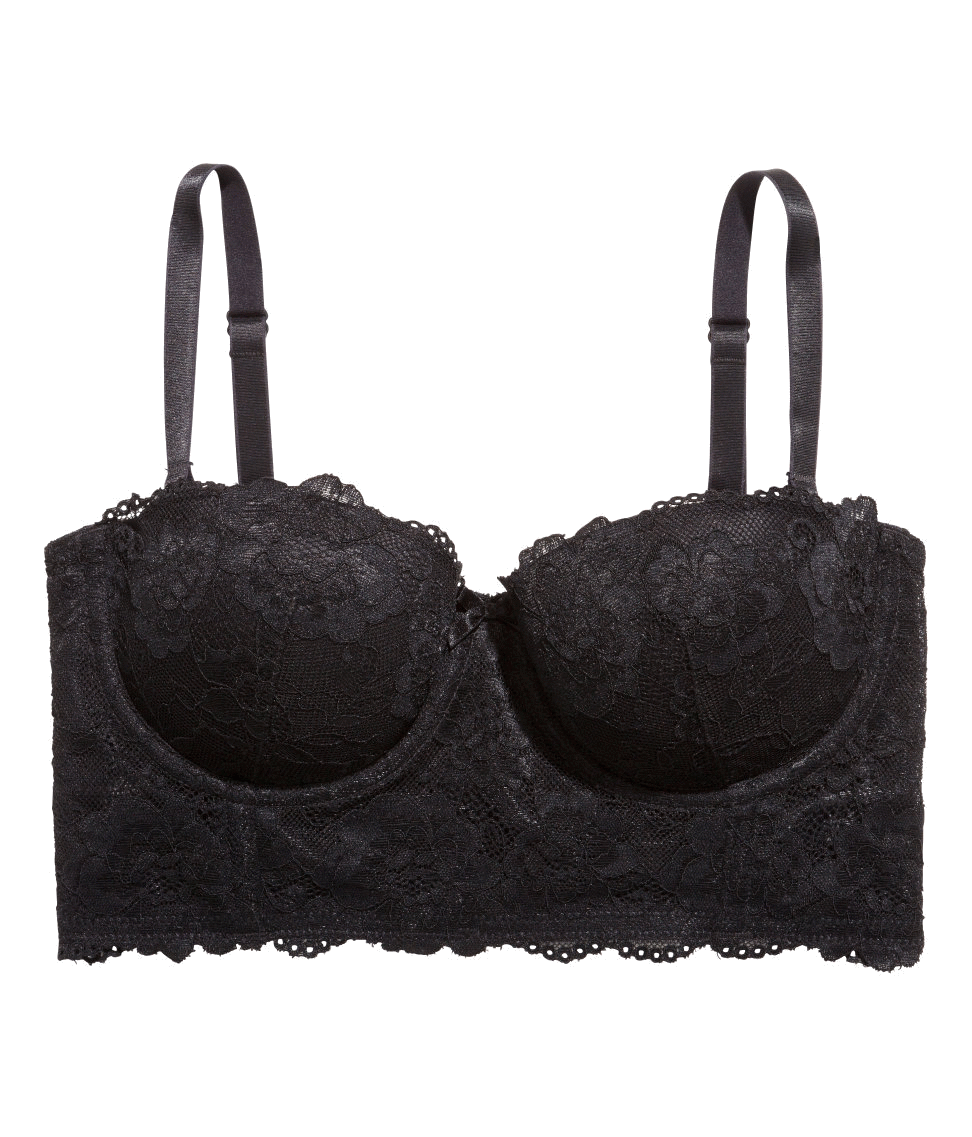 transparent-lingerie:  H&amp;M lace bustiers