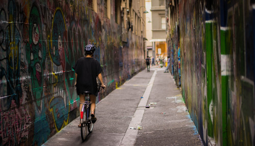latest-craze:  ‘Melbourne à bicyclette.’