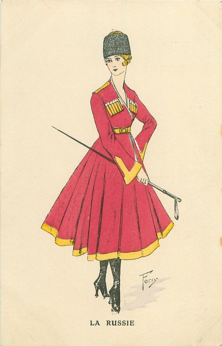 lostsplendor:  &ldquo;Glamour of the Allies&rdquo;: French Postcard Set c.