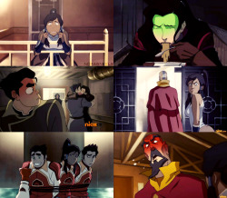 ndragneels:  The many faces in The Legend of Korra   