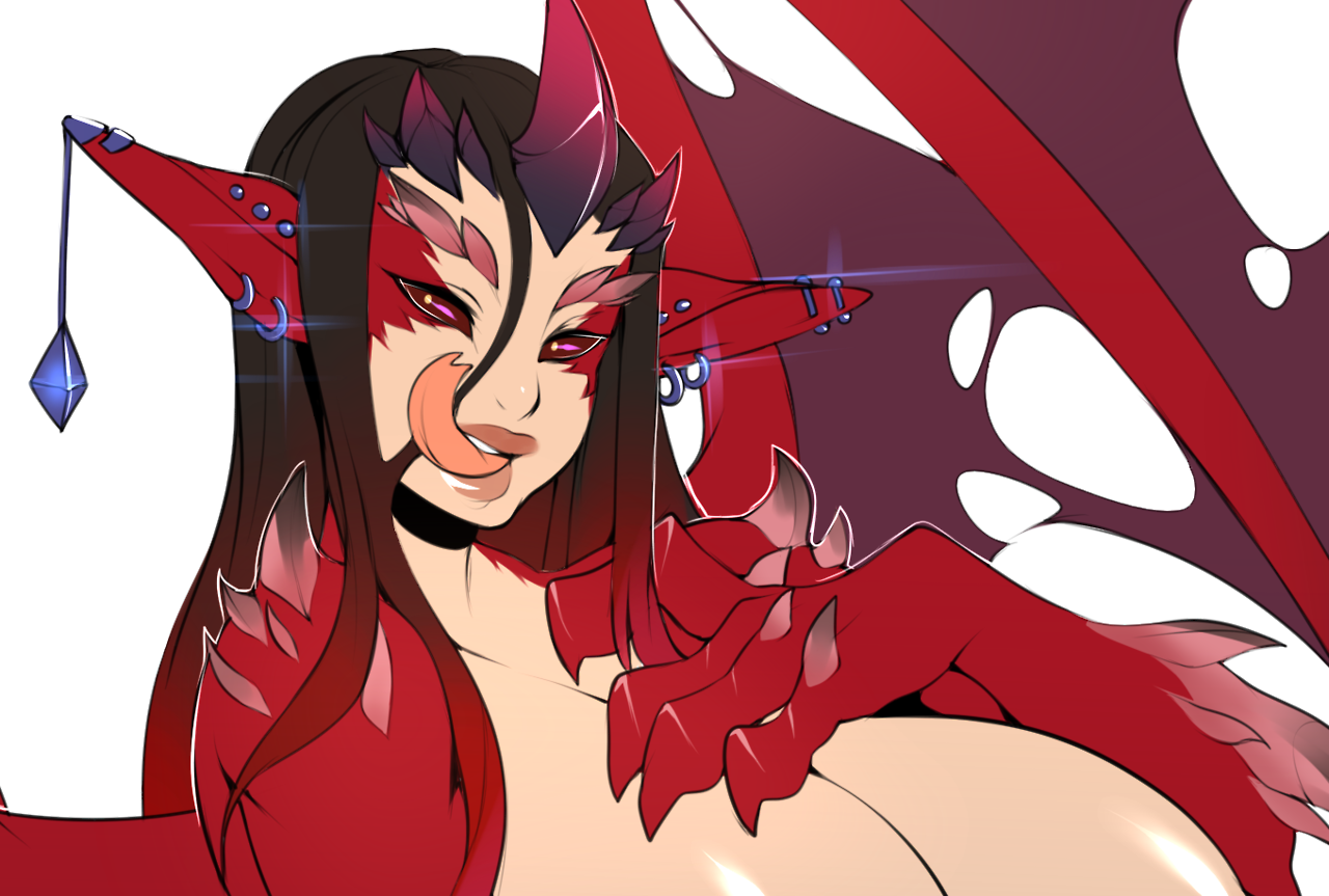 venusflowerart:bloody titty demon for a patron!!!  │ ❥ Patreon  ❥ DeviantArt