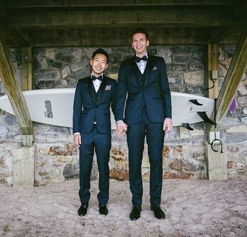 asianboysloveparadise:    International Gay Wedding: Lok Man & Guillaume Watch it here: https://youtu.be/bhljPp0CRCELok Man and Guillaume, the international couple living in Hongkong have been together for many years. They held their grand wedding