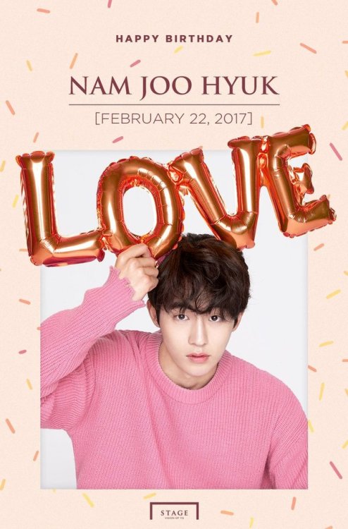 YG STAGE Update (170222): “HAPPY BIRTHDAY NAM JOO HYUK!”