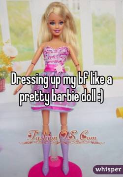 sissykiss:  Do you want to be dressed up like a Barbie doll? ^-^FantaSissy.com ~ Dating for sissies, and anyone into sissies!