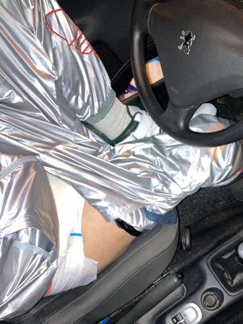 Sex diaper-fun:   sitting in the car with the pictures