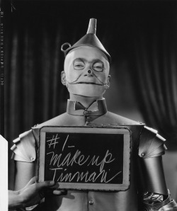 sistercelluloid:  Alternative Oz: Buddy Ebsen as the Tin Man (the makeup made him violently ill and he had to bow out, making way for Jack Haley); Judy Garland in a ghastly blonde wig (the original director, George Cukor, was appropriately horrified and