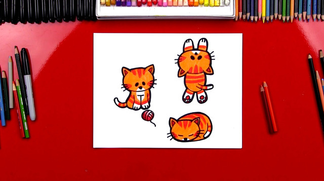 art hub how to draw a cat