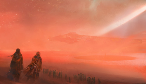 kyberpank - Dune Inspired Concept Art by Simon Goinard