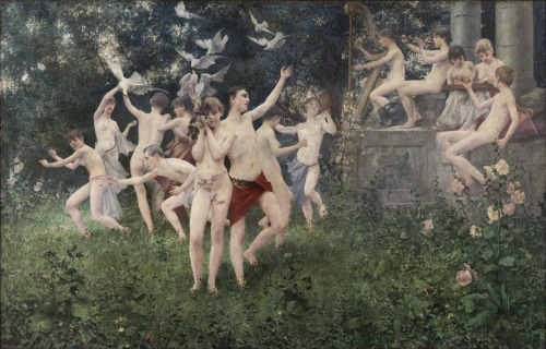 loumargi: “Festival of Spring (Allegoric Scene). Artist Masek, Karel Vitezslav (1865-1927&rdqu