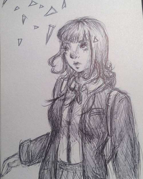 Chiaki scribble that I started yesterday~ I missed her (and Chihiro’s) birthday by two days! Asdfghj