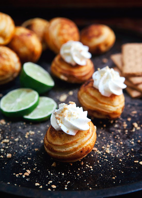 sweetoothgirl:    Key Lime Pie Ebelskivers