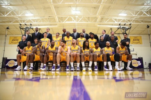 2015 Lakers Photo Shoot