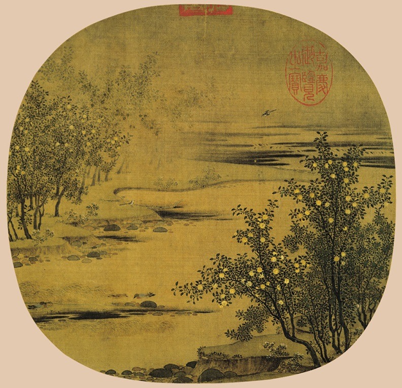 lionofchaeronea:  Yellow Oranges and Green Tangerines, Zhao Lingrang, ca. 1070-1100