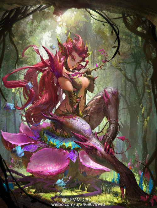 League of Legends Zyra by FXcat 