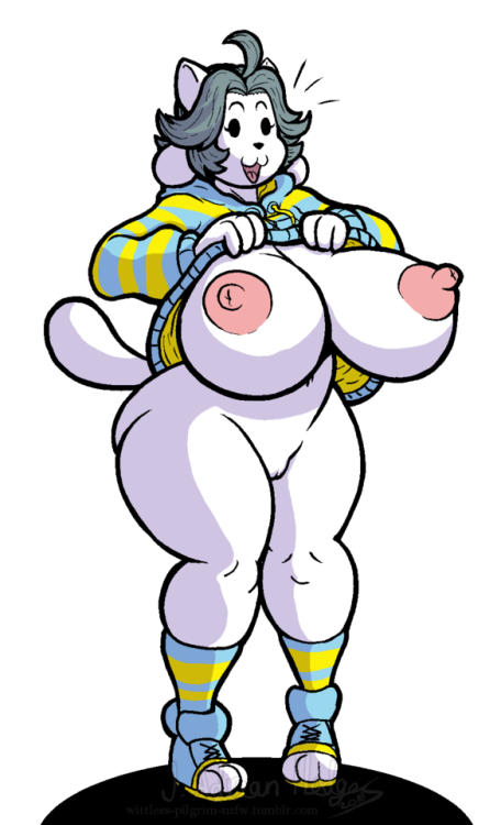 wittless-pilgrim-nsfw - here be some temmie titties cause i...